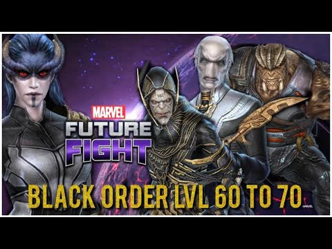 BLACK ORDER FULL RANK UP 60-70 + GEARS..!!! WHATS THE COST + RNG LOOK LIKE..?? MARVEL FUTURE FIGHT