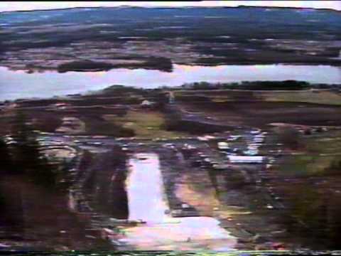 Dieter Thoma - 165.0 m (replay) + flower ceremony - Vikersund 1990