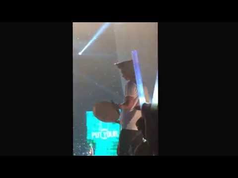 141213 [fancam] Yugyeom &Taecyeon Hand up @ Jypnation in Bkk