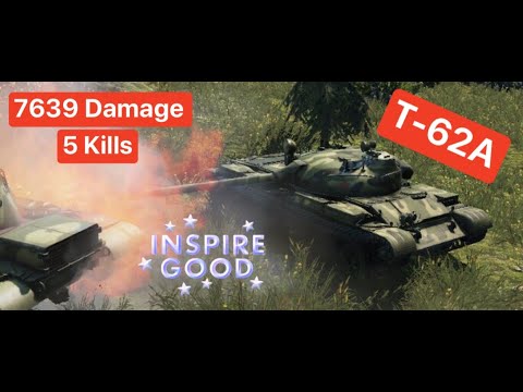 WoT Blitz | 7639 Damage 5 Kills T-62A Replay