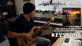 Ric Fierabracci fretless bass for Alessandro Bertoni - Keystone