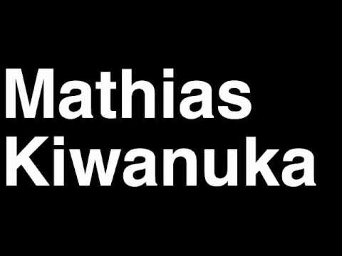 How to Pronounce Mathias Kiwanuka New York NY Giants NFL Football Touchdown TD Tackle Hit Yard Run