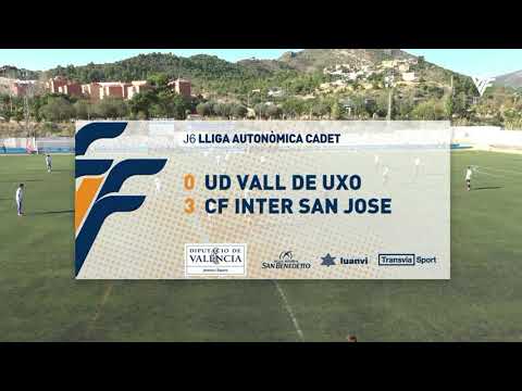 Resum UD Vall de Uxo 0 3 CF Inter San Jose Cadet 21 11 2020