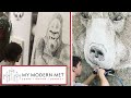 Drawing Animals with Thousands of Staples by Glory Zaitse