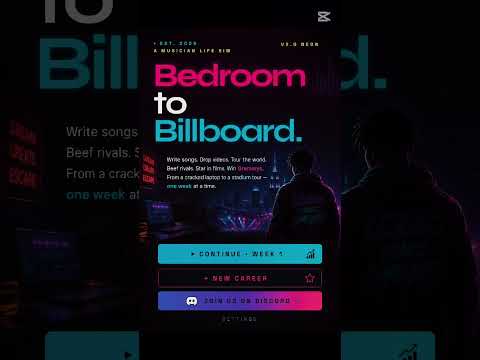 BedroomtoBillboard: Music sim video thumbnail