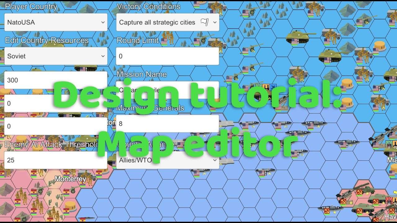 Armchair Commander Map Editor Tutorial