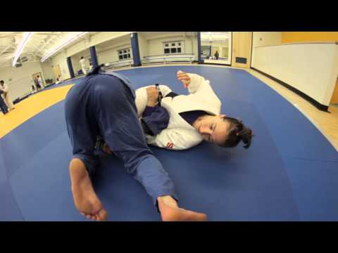 Juji Gatame attack / Armbar from the turtle position with Marti Malloy