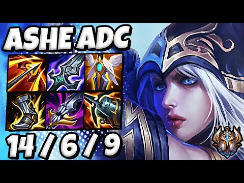 Ashe vs Aphelios ADC [ Quadrakill ] Lol Korea Challenger Patch 12.7 ✅