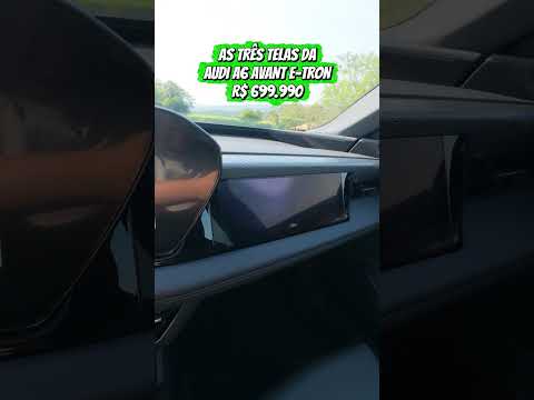 TELAS DENTRO DO CARRO?! Conheça o painel futurista do Audi A6 Avant e-tron! 😱🖥️