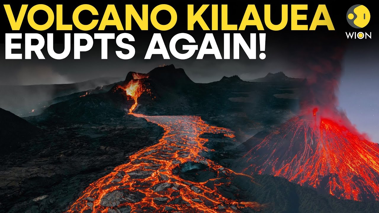 LIVE: Hawaii’s Kilauea Volcano Erupts Again! Lava & Ash Spreads Across Hawaii | WION