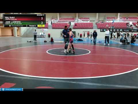 89-95 Lbs Round 5 - Jake Ladewig, North Hall Jr Trojans Vs Raj Ravi, North Carolina 135f