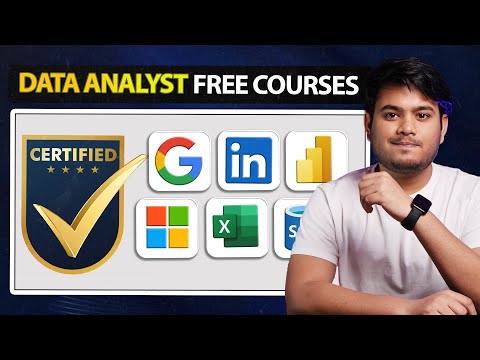 Free Data Analytics Course with Certificate 2025 | Data Analyst Free Course with Certificate | 2025