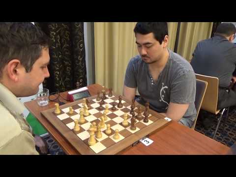 GM Alexander Moiseenko - GM Alexandr Fier,  Benoni defense, Rapid chess