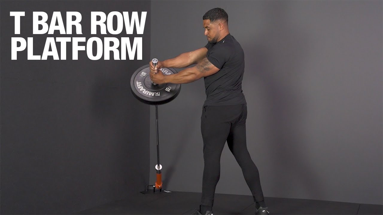 T Bar Row Platform For Landmine Exercises Mirafit