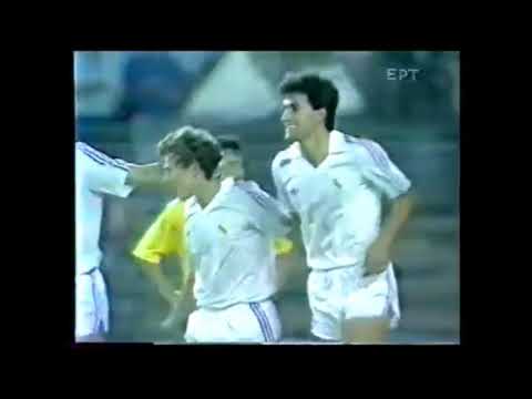 1985-86 UEFA CUP Round of 64 (2) REAL MADRID-AEK