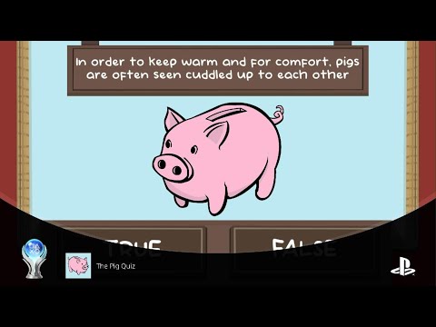 The Pig Quiz platinum trophy