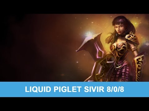 NA SoloQ: Liquid Piglet Sivir 8/0/8