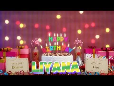 LIYANA Happy Birthday Song with Names 🌟 Happy Birthday to You