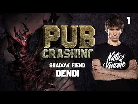 Pubs Crashing: Dendi on Shadow Fiend vol.1
