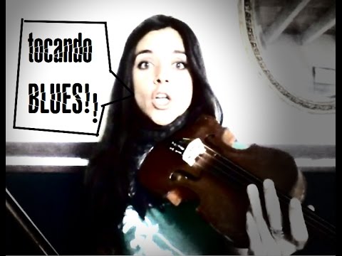 How to improvise blues on the violin! (Am pentatonic)