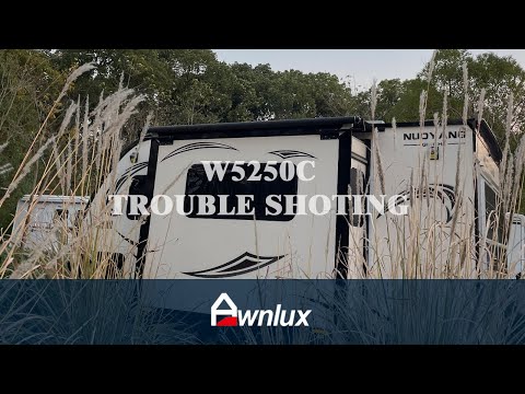 Slide topper awning trouble shooting