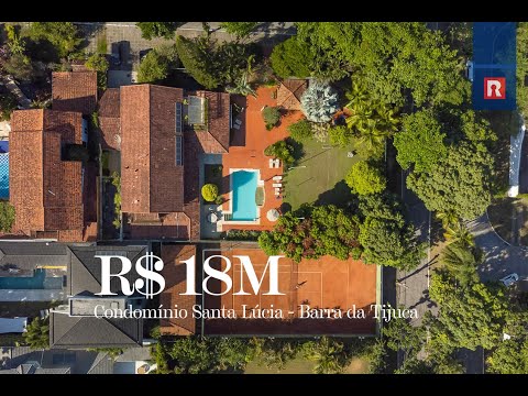 Casa duplex à venda no condomínio Santa Lucia - Barra da Tijuca por R$ 18.000.000,00