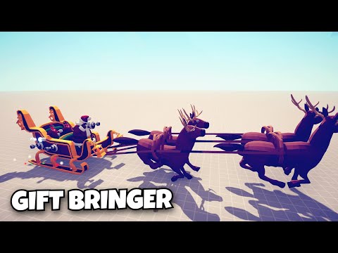 GIFT BRINGER VS EVERY UNITS - Totally Accurate Battle Simulator TABS