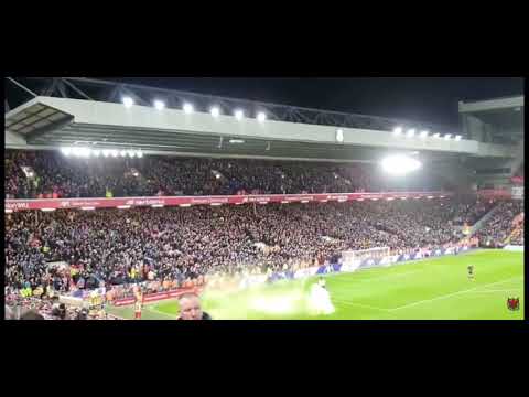 Shrewsbury town fans going mental(Liverpool vs Shrewsbury”
