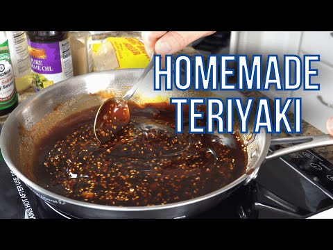 Homemade Teriyaki Sauce | Alcohol Free Teriyaki | Nonalcoholic Sauce | Homemade Teriyaki