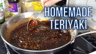 Homemade Teriyaki Sauce | Alcohol Free Teriyaki | Nonalcoholic Sauce | Homemade Teriyaki