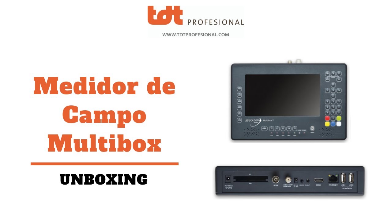 Medidor de Campo Multibox para TDT, SAT y cable [Unboxing]