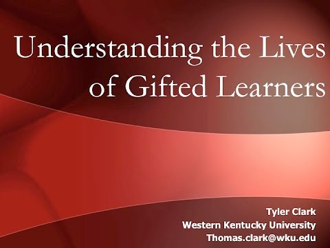 Understanding the Lives of Gifted Learners