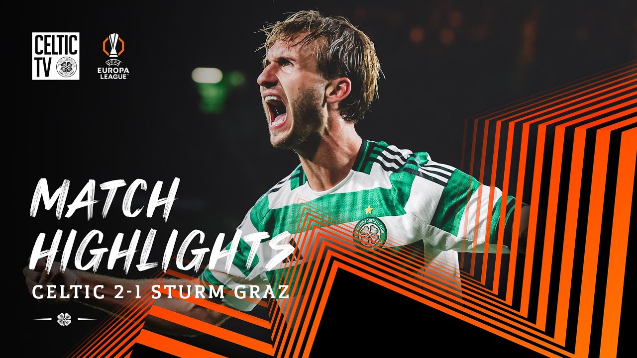 UEFA Europa League Highlights | Celtic 2-1 Sturm Graz (23/10/25)