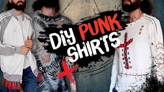 Masculine Punk DIY Tops Tutorials
