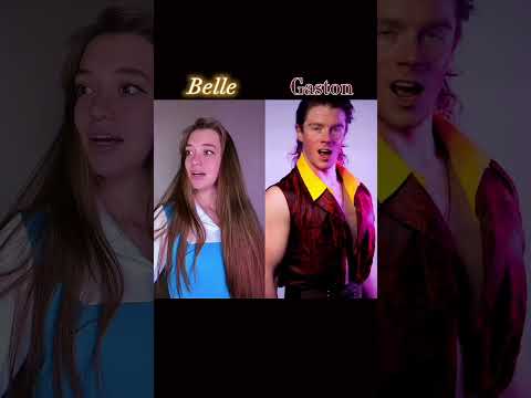 #POV when Belle and Gaston met for the first time #DUET @HeyitsStuart #shorts #youtubeshorts #acting