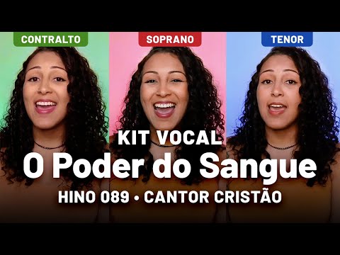 (Kit Vocal) O Poder do Sangue • Hino 089 Cantor Cristão