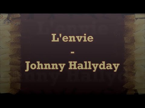 Prompteur karaoké - Stéfane Lyre - L'envie - Johnny Hallyday