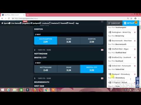 19th Jan 2019 - Sportpesa Jackpot Prediction