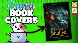 How to create a book cover in Canva for self publishing or KDP Sales