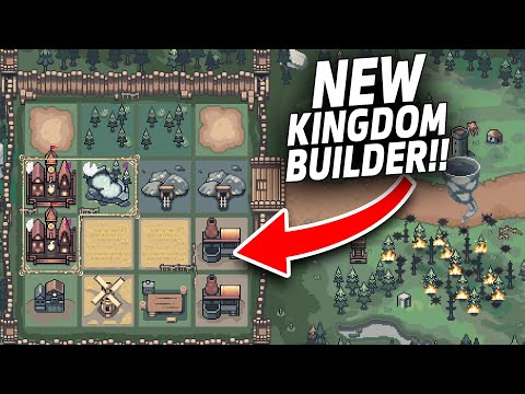 SUPER Unique NEW City Builder!! - The King is Watching - Management Base Defender Roguelike