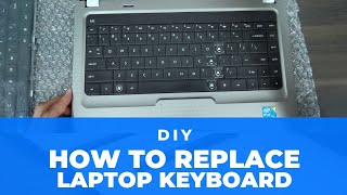 How To Replace a Laptop Keyboard | HP Compaq CQ42 Series
