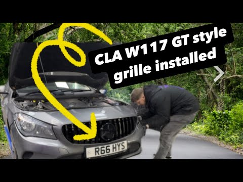 Mercedes CLA W117 GT style grille upgrade