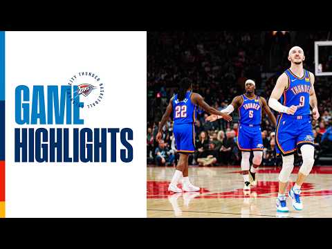 OKC Thunder at Toronto Raptors | Game Highlights | February 24th, 2026