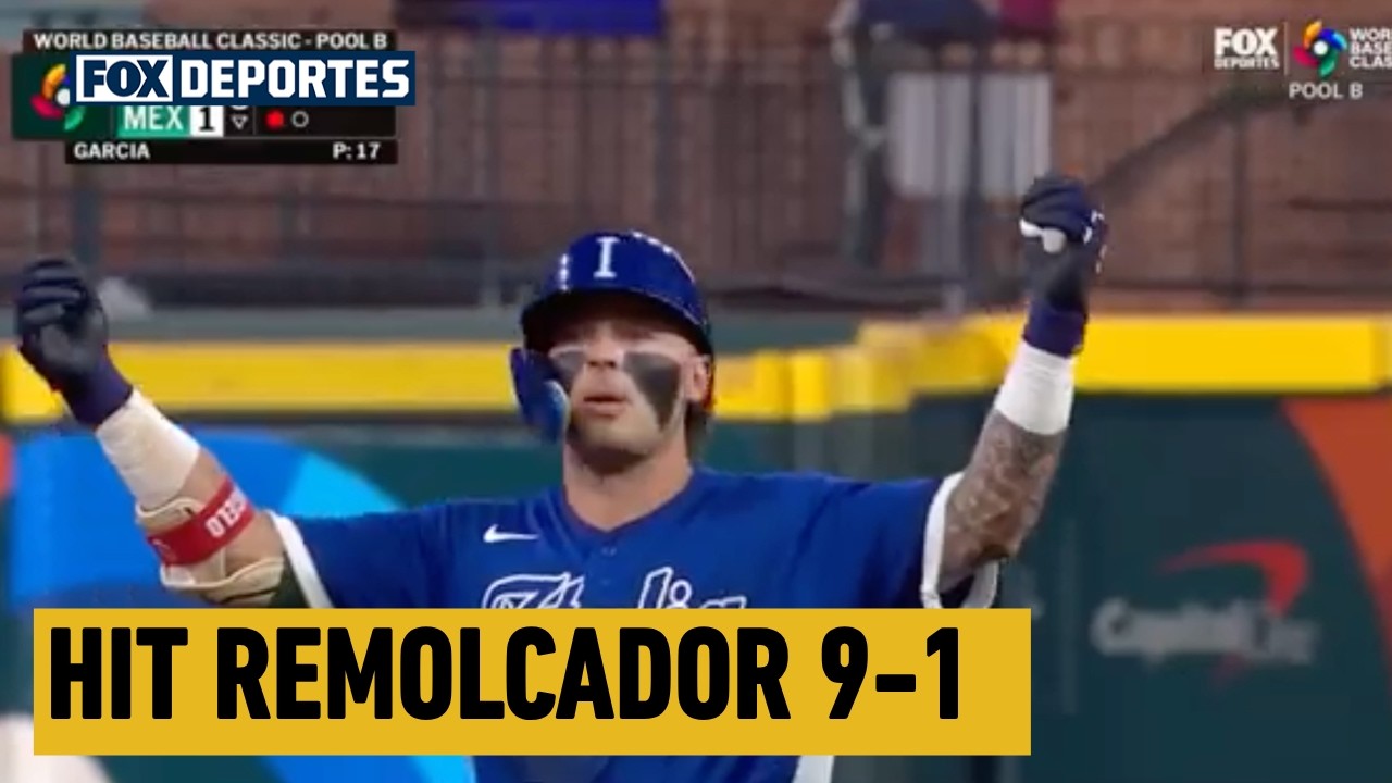 🇮🇹😯 HIT REMOLCADOR Andrew Fischer | Italia 9-1 México | WBC 2026