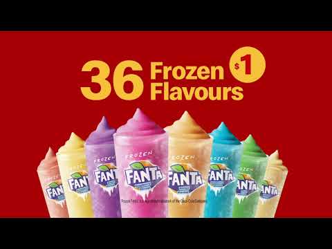 Mix your favourite Frozen Fanta®  flavours for just $1