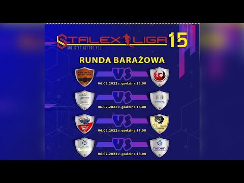STALEX LIGA 15, RADBOX/EWAMAR/KRĘGIELNIA/MINI LEASING – JS POWER-POL 06-02-2022 godz. 16:00 baraże