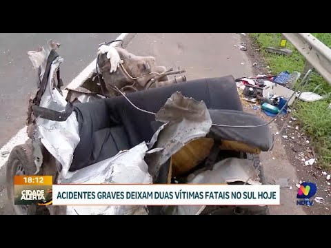 Tragédia no Sul: dois acidentes fatais chocam comunidades de Morro da Fumaça e Sombrio