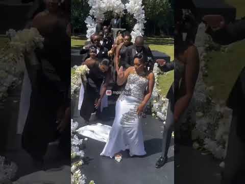 DJ Sammy Muraya aka DJ Mo and his fiancée Linet Munyali aka Size 8 have officially tied the knot .