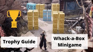Whack-a-Box Trophy Guide - Final Fantasy VII Remake Gameplay