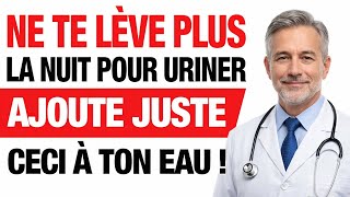 Marre d’aller uriner la nuit ? Ajoute ça à ton eau avant de dormir